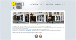 Desktop Screenshot of cabinetdumidi.fr